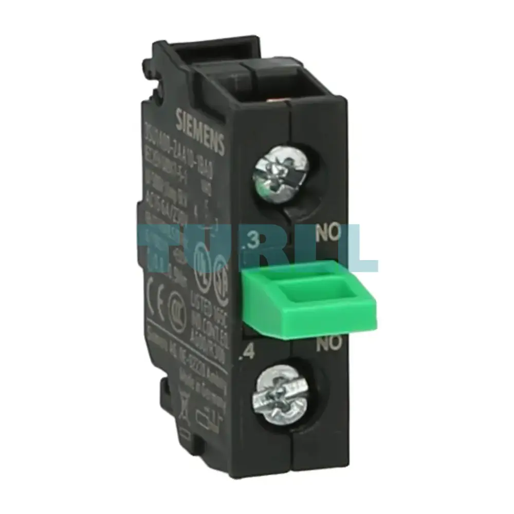Siemens 3SU1400-2AA10-1BA0 Contact Module, 1 NO Contact, Screw-Type Terminal Original Brand new 1 Siemens 3SU1400-2AA10-1BA0 Contact Module, 1 NO Contact, Screw-Type Terminal