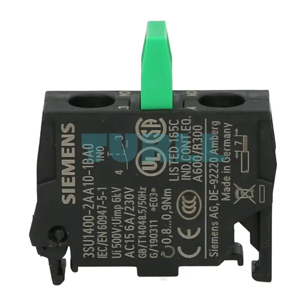 Siemens 3SU1400-2AA10-1BA0 Contact Module, 1 NO Contact, Screw-Type Terminal Original Brand new 5 Siemens 3SU1400-2AA10-1BA0 Contact Module, 1 NO Contact, Screw-Type Terminal