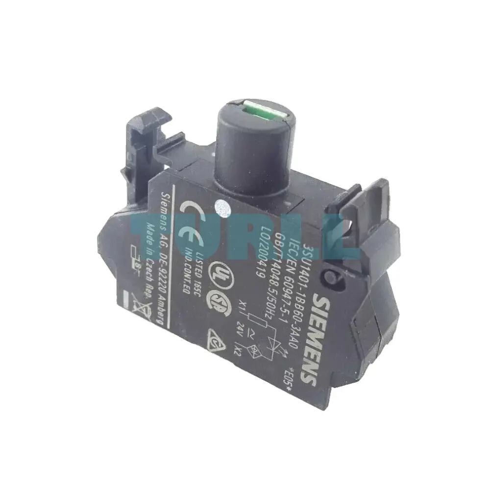 Siemens 3SU1401-1BB60-3AA0 LED Module 24V AC/DC, White, Spring-Loaded Terminal Original Brand New 2 Siemens 3SU1401-1BB60-3AA0 LED Module 24V AC/DC, White, Spring-Loaded Terminal