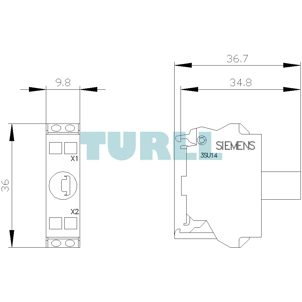 Siemens 3SU1401-2BF20-3AA0 LED Module Red, 230V AC, Spring Terminal, Floor Mount Original Brand New 4 Siemens 3SU1401-2BF20-3AA0 LED Module Red, 230V AC, Spring Terminal, Floor Mount