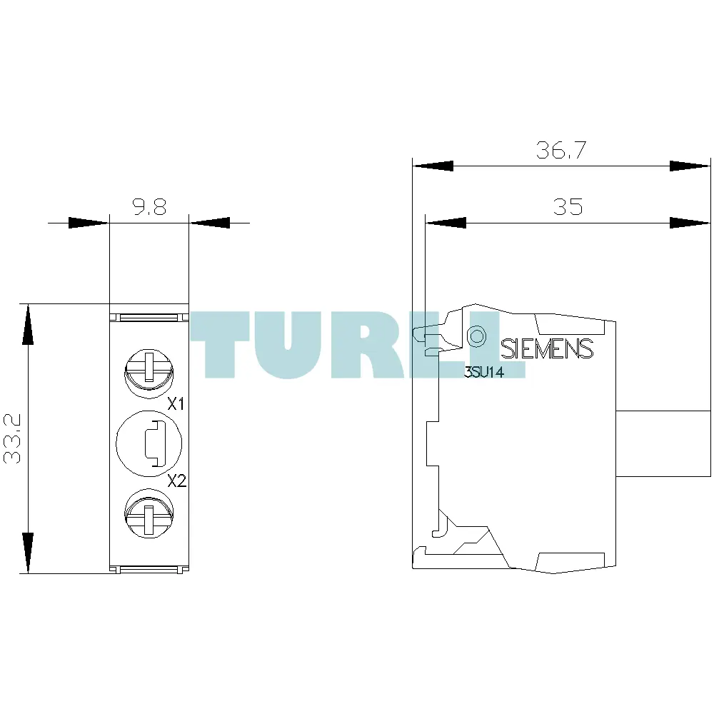 Siemens 3SU1401-2BF40-1AA0 Green LED Module, 230V AC, Screw Terminal, Floor Mounting Original Brand New 4 Siemens 3SU1401-2BF40-1AA0 Green LED Module, 230V AC, Screw Terminal, Floor Mounting