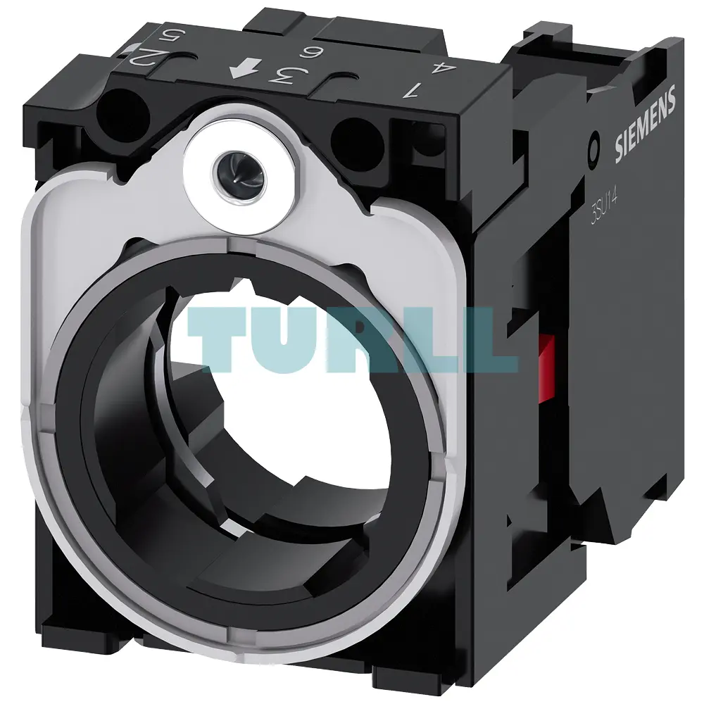 Siemens 3SU1550-1AA10-1CA0 Universal 3‑Way Holder, Metal/Plastic, 1 NC Screw Terminal Original Brand New 1 Siemens 3SU1550-1AA10-1CA0 Universal 3‑Way Holder, Metal/Plastic, 1 NC Screw Terminal