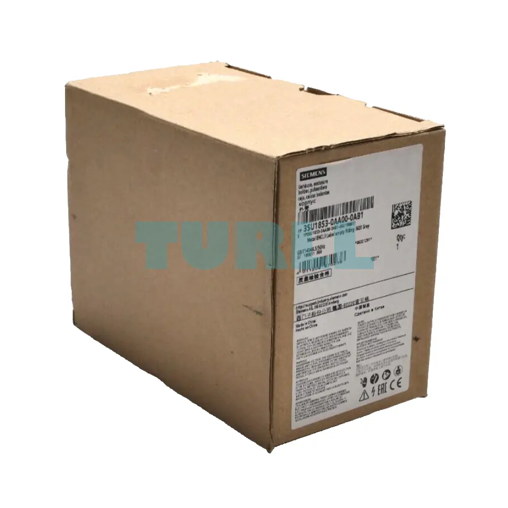 Siemens 3SU1853-0AA00-0AB1 Metal Enclosure for 22 mm Command Devices, 3 Control Points Original Brand New 4 Siemens 3SU1853-0AA00-0AB1 Metal Enclosure for 22 mm Command Devices, 3 Control Points