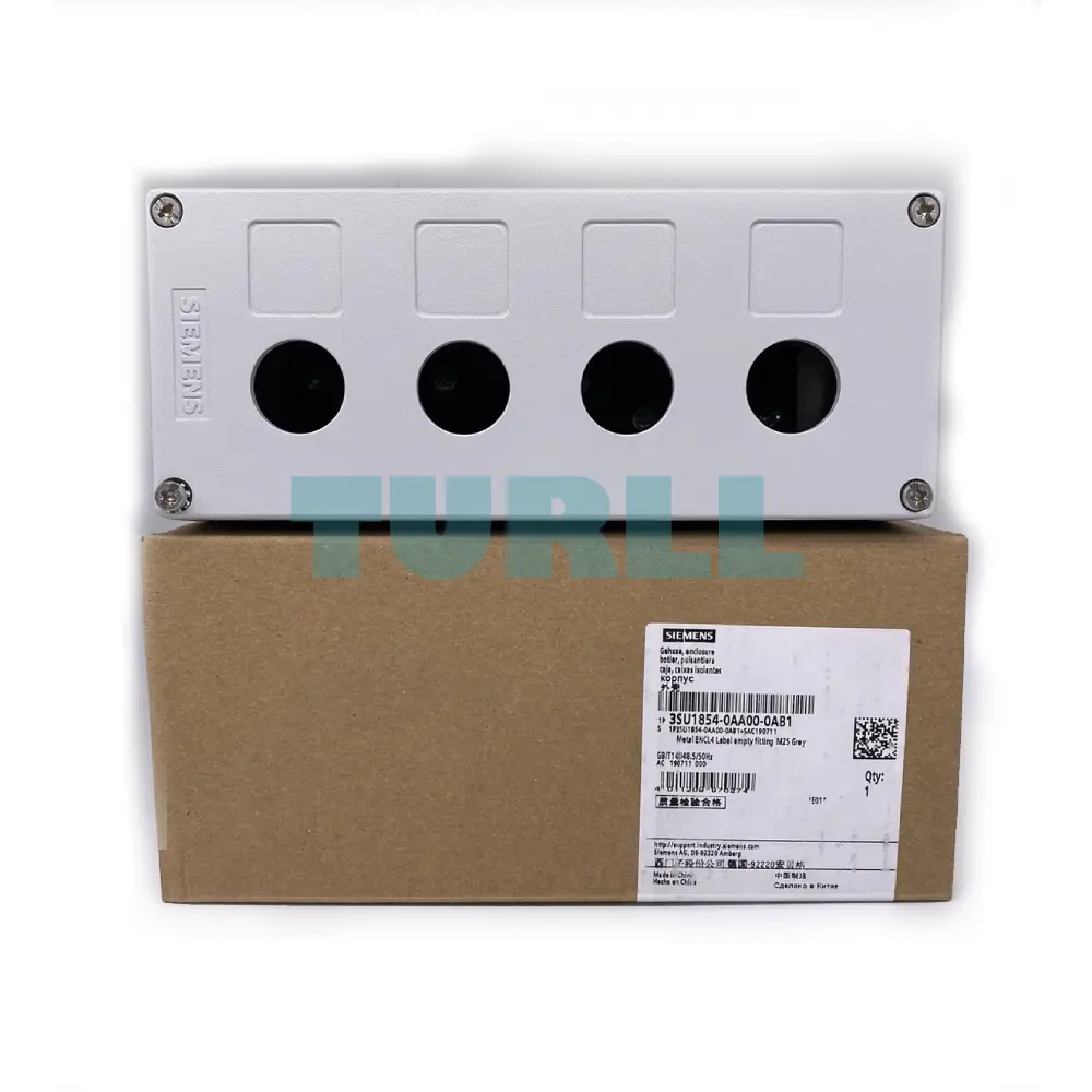 Siemens 3SU1854-0AA00-0AB1 Metal, 22 mm, Round Enclosure for Control & Command Devices Original Brand New 4 Siemens 3SU1854-0AA00-0AB1 Metal, 22 mm, Round Enclosure for Control & Command Devices