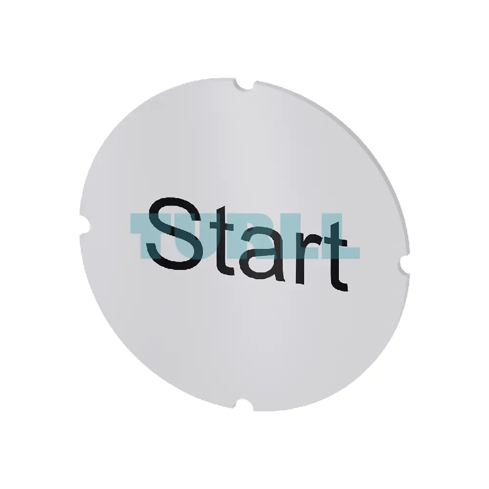 Siemens 3SU1900-0AB71-0DT0 Inscription Plate for Illuminated Pushbutton, Start (Round, Milky) Original Brand New 2 Siemens 3SU1900-0AB71-0DT0 Inscription Plate for Illuminated Pushbutton, Start (Round, Milky)