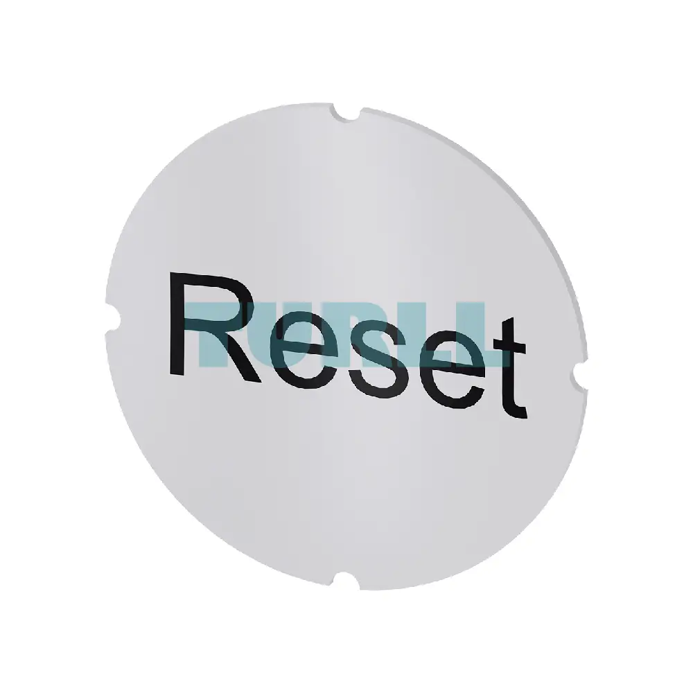 Siemens 3SU1900-0AB71-0DU0 Round Milky Inscription Plate for Illuminated Pushbutton, Reset Original Brand New 3 Siemens 3SU1900-0AB71-0DU0 Round Milky Inscription Plate for Illuminated Pushbutton, Reset