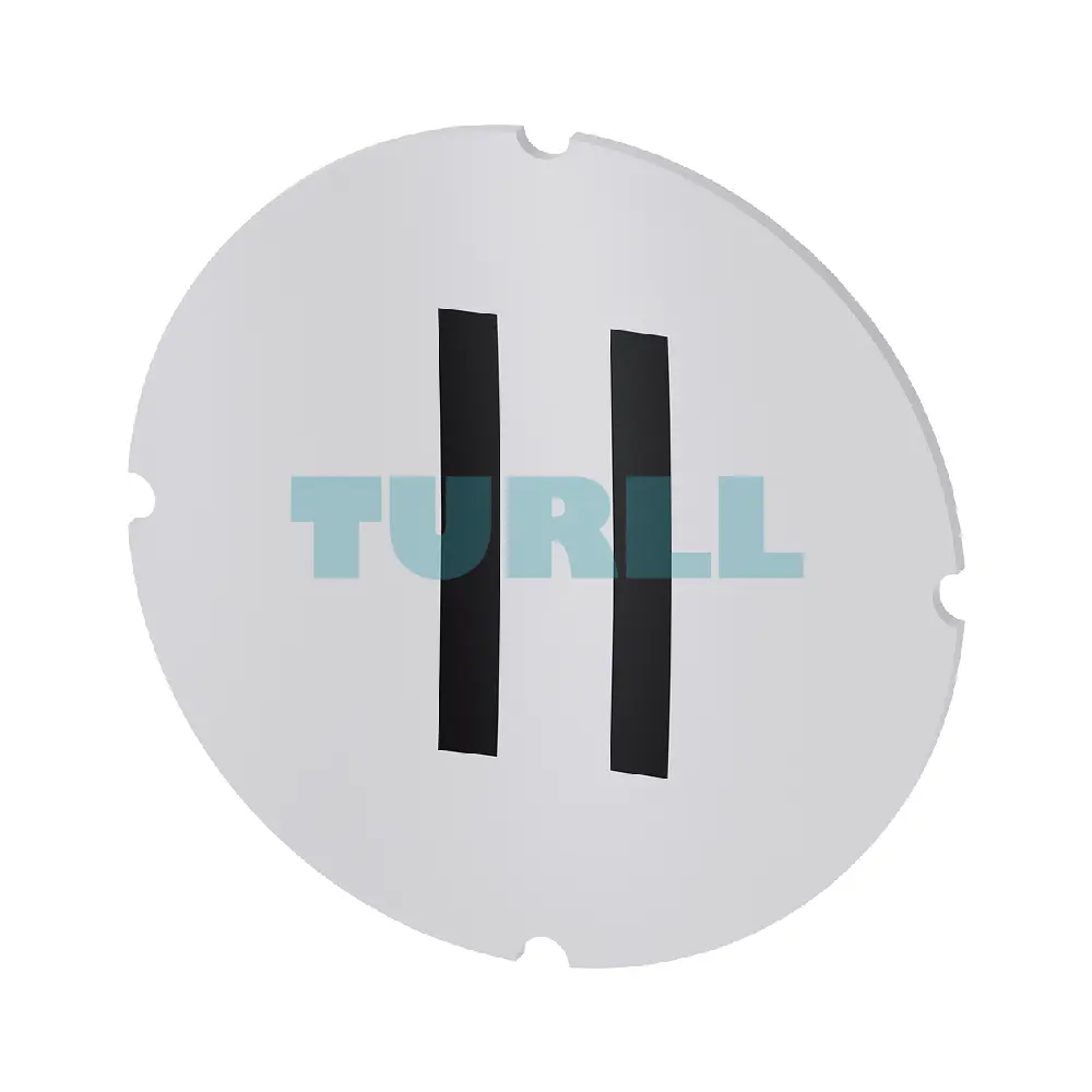Siemens 3SU1900-0AB71-0QC0 Sirius Act Inscription Plate | Round, Milky, Symbol II