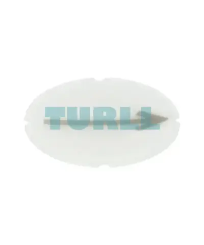 Siemens 3SU1900-0AB71-0QR0 Inscription Plate for Illuminated Pushbutton, Round Milky Plate