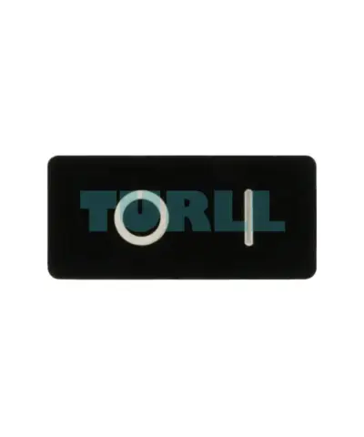Siemens 3SU1900-0AC16-0QG0 Labeling Plate 12.5x27mm, Black with White O/I Symbol