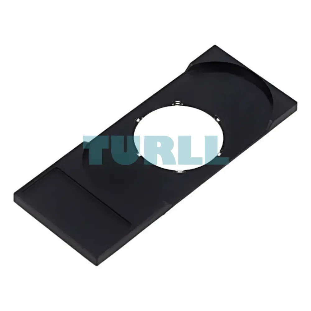 Siemens 3SU1900-0AK10-0AA0 Label Holder, 22mm, Twin Pushbutton, Flat Black, Labeling Plate