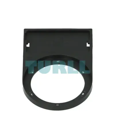 Siemens 3SU1900-0AR10-0AA0 Label Holder, 22mm, Flat Black, Snap-On Frame for Labeling Plate