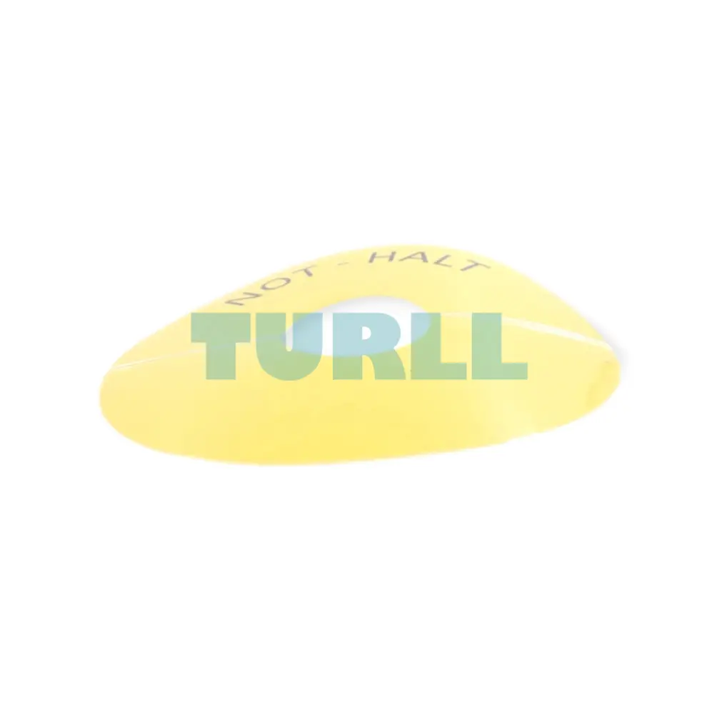 Siemens 3SU1900-0BC31-0AT0 Emergency Stop Backing Plate, Yellow, Self-Adhesive, 75mm