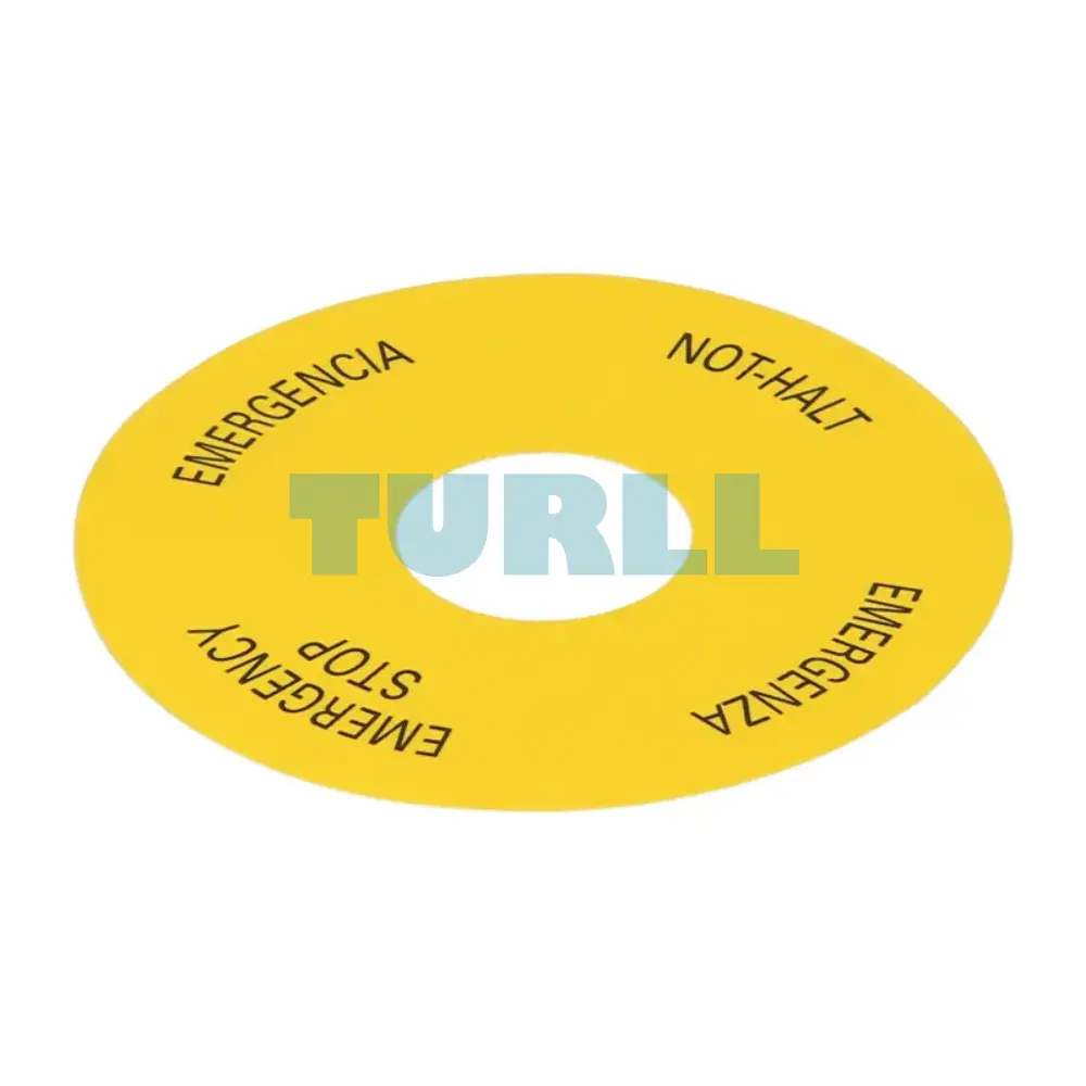 Siemens 3SU1900-0BC31-0NB0 Emergency Stop Backing Plate, Yellow Self-Adhesive Round Plate Original Brand New 2 Siemens 3SU1900-0BC31-0NB0 Emergency Stop Backing Plate, Yellow Self-Adhesive Round Plate