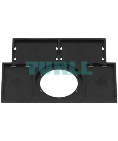 Siemens 3SU1900-0BT10-0AA0 Flat Black Label Holder for 4 Labeling Plates