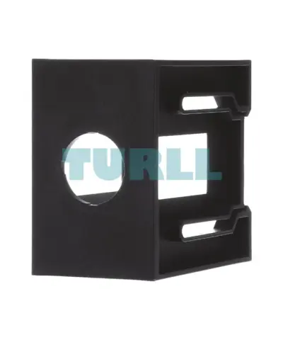 Siemens 3SU1900-0KH80-0AA0 DIN Rail Adapter Black, 22mm Round for Command Devices
