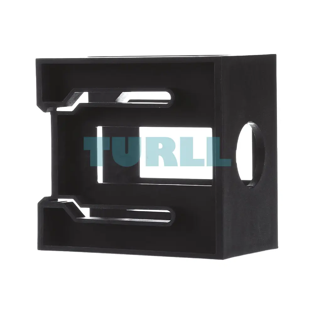 Siemens 3SU1900-0KH80-0AA0 DIN Rail Adapter Black, 22mm Round for Command Devices