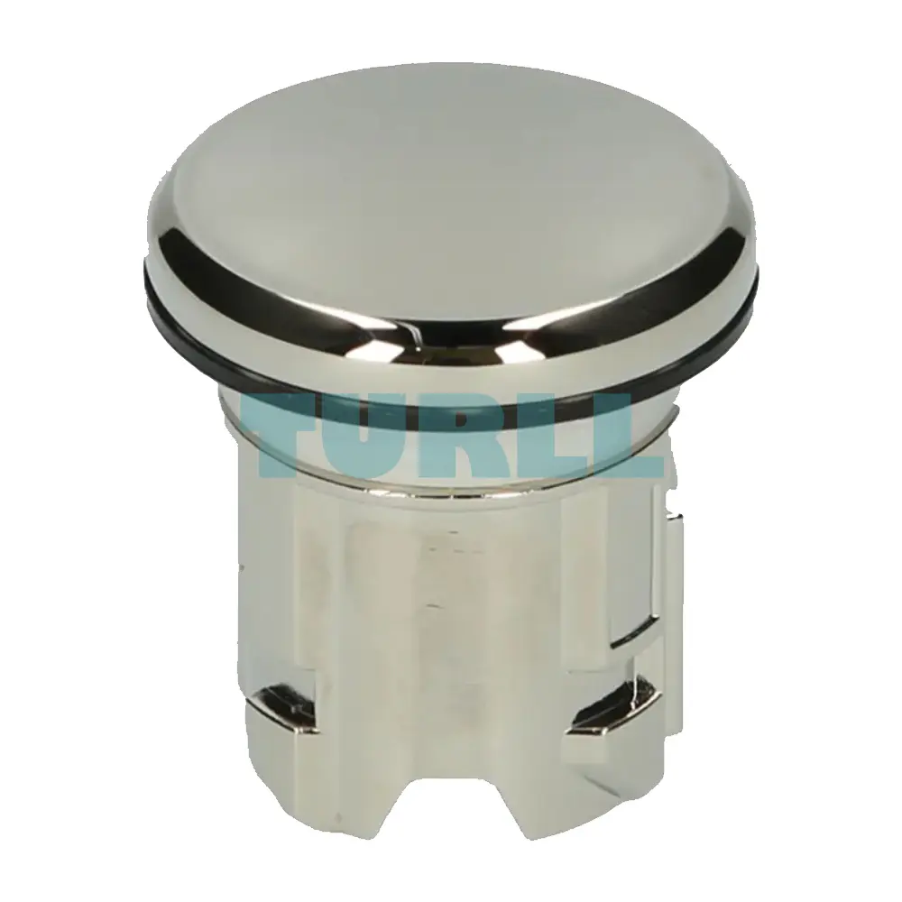 Siemens 3SU1950-0FA80-0AA0 Sealing Plug 22mm Metal, Shiny Silver