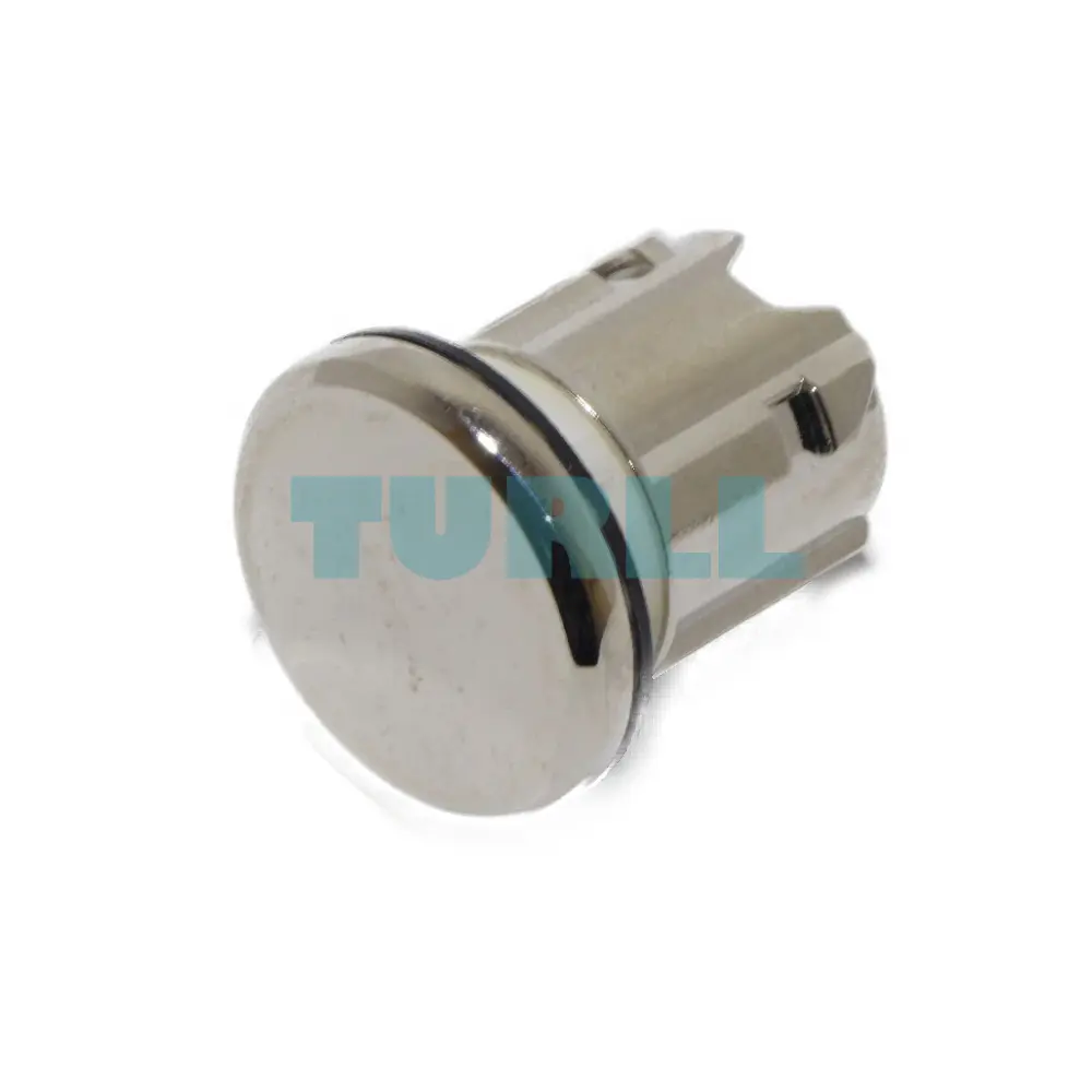 Siemens 3SU1950-0FA80-0AA0 Sealing Plug 22mm Metal, Shiny Silver