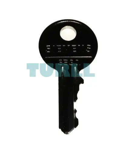Siemens 3SU1950-0FB80-0AA0 Key for RONIS Key-Operated Switch, Lock No. SB30