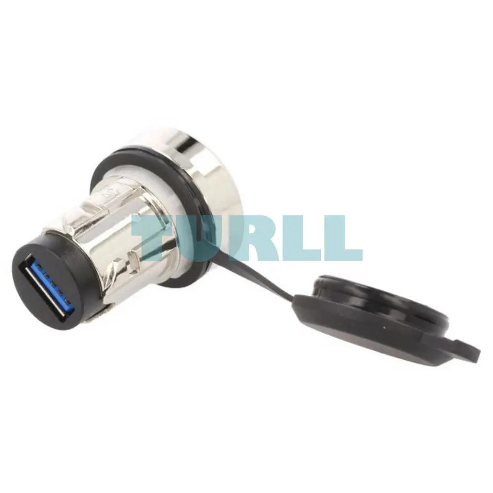 Siemens 3SU1950-0GA80-0AA0 SIRIUS ACT USB 3.0, Panel Socket, 22 mm, Metal Silver Original Brand New 2 Siemens 3SU1950‑0GA80‑0AA0 SIRIUS ACT USB 3.0, Panel Socket, 22 mm, Metal Silver