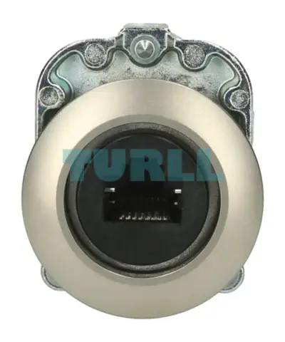 Siemens 3SU1960-0GB80-0AA0 RJ45 Connection, 30 mm, Metal Matt, Sand Gray