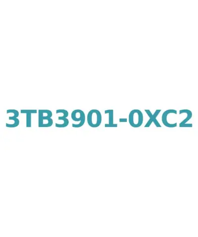 Siemens 3TB3901-0XC2 Contactor 24V AC, 6A, 2.2 kW Size S0, 1 NC Aux, Screw Connection