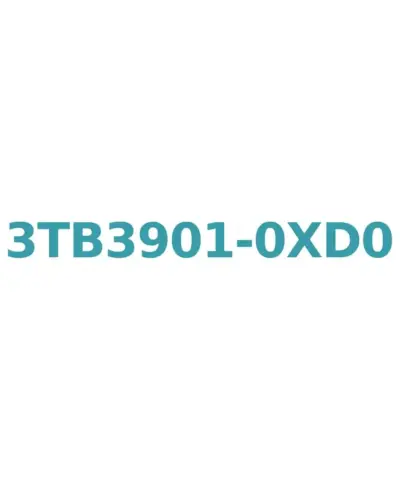Siemens 3TB3901-0XD0 Contactor AC 50 Hz, 42V Coil, 6A, 2.2kW, 1NC Auxiliary, Screw Connection