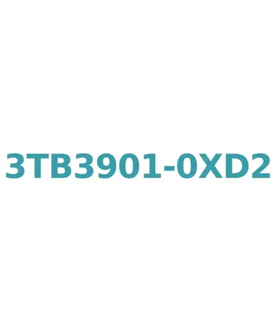 Siemens 3TB3901-0XD2 Contactor 42V AC Coil, 6A, 2.2kW with 1 NC Auxiliary Contact