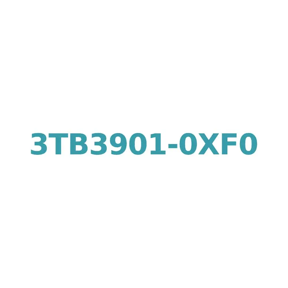 Siemens 3TB3901-0XF0 AC Contactor 110V AC, 2.2kW, 1 NC, Size 0 Original Brand New 1 Siemens 3TB3901-0XF0 AC Contactor 110V AC, 2.2kW, 1 NC, Size 0