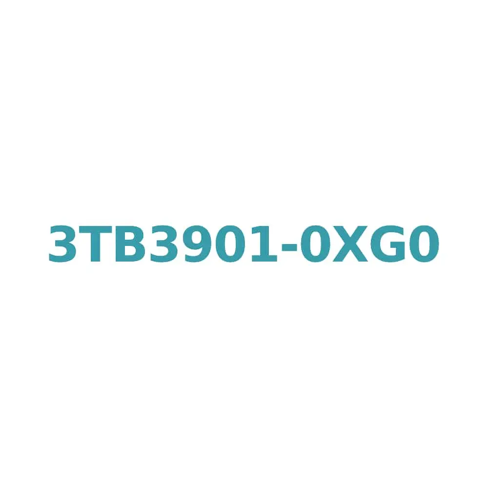 Siemens 3TB3901-0XG0 Contactor AC 50 Hz, 36V, 6A, 2.2kW, Size 0 with 1 NC Auxiliary Contact Original Brand New 1 Siemens 3TB3901-0XG0 Contactor AC 50 Hz, 36V, 6A, 2.2kW, Size 0 with 1 NC Auxiliary Contact