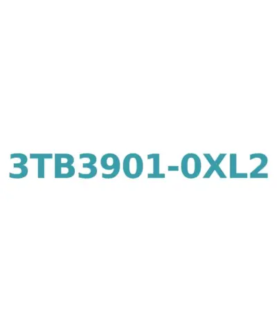 Siemens 3TB3901-0XL2 Contactor 6A, 2.2kW, 230V AC Coil, 1 NC Aux, Size 0, Screw Connection