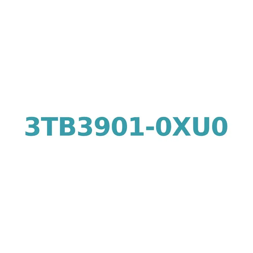 Siemens 3TB3901-0XU0 Contactor 240V AC, 6A, 2.2kW, 1 NC, Screw Connection Original Brand New 1 Siemens 3TB3901-0XU0 Contactor 240V AC, 6A, 2.2kW, 1 NC, Screw Connection