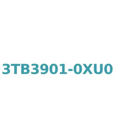 Siemens 3TB3901-0XU0 Contactor 240V AC, 6A, 2.2kW, 1 NC, Screw Connection