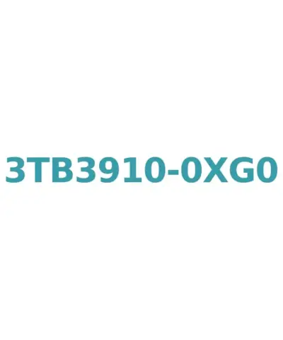 Siemens 3TB3910-0XG0 Contactor, 36V AC Coil, 6A, 2.2kW, 1NO Auxiliary
