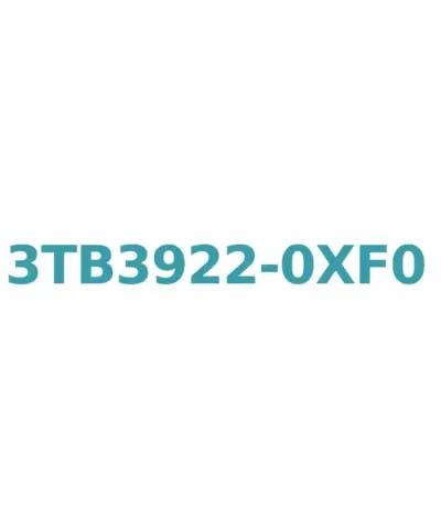 Siemens 3TB3922-0XF0 Contactor, 110V AC, 2.2kW, Size 0, Screw Terminal