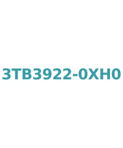 Siemens 3TB3922-0XH0 Contactor, 48V AC, 2.2 kW, 1NO + 1NC Aux, Size 0