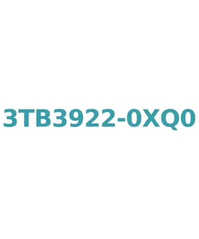 Siemens 3TB3922-0XQ0 AC Contactor 6A, 2.2kW, 1NO+1NC, Size 0