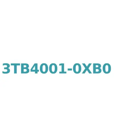 Siemens 3TB4001-0XB0 Contactor AC 24V, 9A, 4kW, Size 0, Screw Terminal