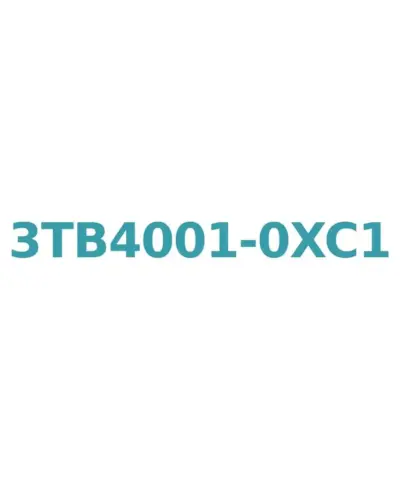 Siemens 3TB4001-0XC1 Contactor AC 60Hz, 24V Coil, 9A, 4kW, 1NC Auxiliary Contact