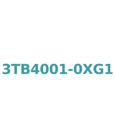 Siemens 3TB4001-0XG1 Contactor AC 60Hz, 110V, 9A, 4kW, Size 0 Screw Connection