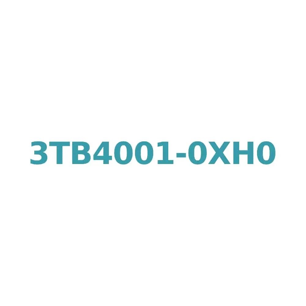 Siemens 3TB4001-0XH0 Contactor 48V AC, 9A, 4kW Size 0 with 1 NC Auxiliary Contact Original Brand New 1 Siemens 3TB4001-0XH0 Contactor 48V AC, 9A, 4kW Size 0 with 1 NC Auxiliary Contact