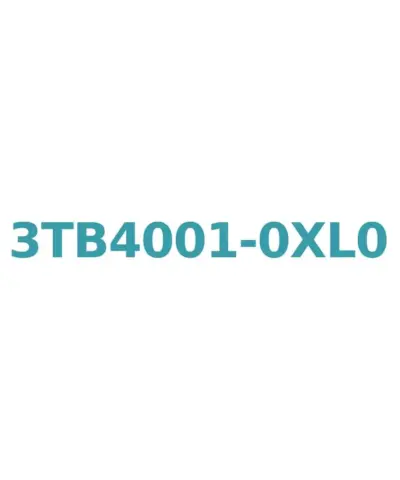 Siemens 3TB4001-0XL0 Contactor 4kW, 9A, AC-3, 125/127V Coil, 1 NC Auxiliary Contact