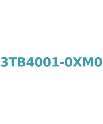 Siemens 3TB4001-0XM0 Contactor: 220V AC, 9A, 4kW, Size 0 with 1NC Aux Contact