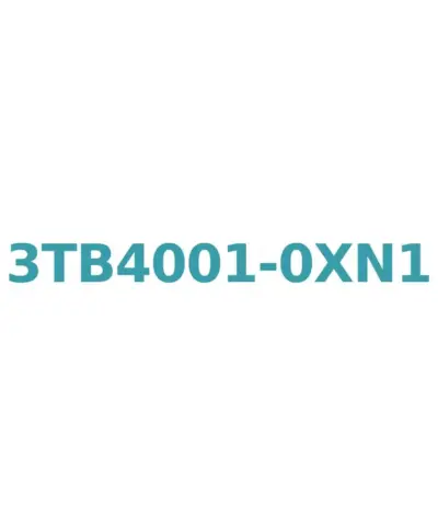 Siemens 3TB4001-0XN1 Contactor, 220V 60Hz, 4kW, 9A, AC-3, Screw Connection