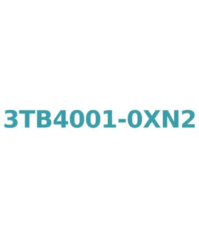 Siemens 3TB4001-0XN2 Contactor: 9A, 4kW AC-3, 220V AC Coil, 1 NC Auxiliary, Screw Connection