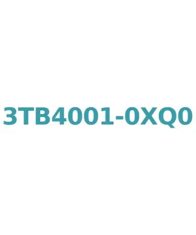 Siemens 3TB4001-0XQ0 Contactor AC 50 Hz, 380V, 9A, 4kW, 1 NC, Size 0