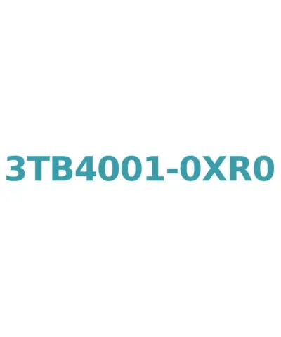 Siemens 3TB4001-0XR0 Contactor AC 50 Hz, 415V, 9A, 4kW with 1NC Aux Contact (Size 0)