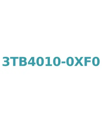 Siemens 3TB4010-0XF0 Contactor, 9A, 4kW, 110V AC, 1NO Auxiliary, Size 0