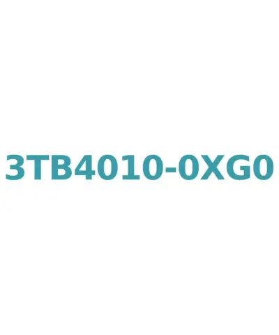 Siemens 3TB4010-0XG0 Contactor: 9A, 4kW, 36V AC Coil, 1 NO Auxiliary Contact, Size 0