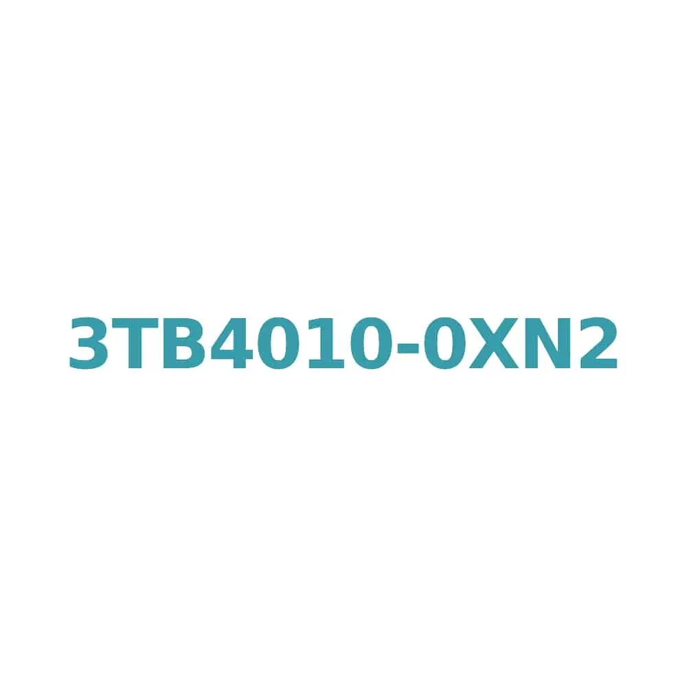 Siemens 3TB4010-0XN2 Contactor - AC 50/60 Hz, 220V, 9A, 4kW Original Brand New 1 Siemens 3TB4010-0XN2 Contactor - AC 50/60 Hz, 220V, 9A, 4kW